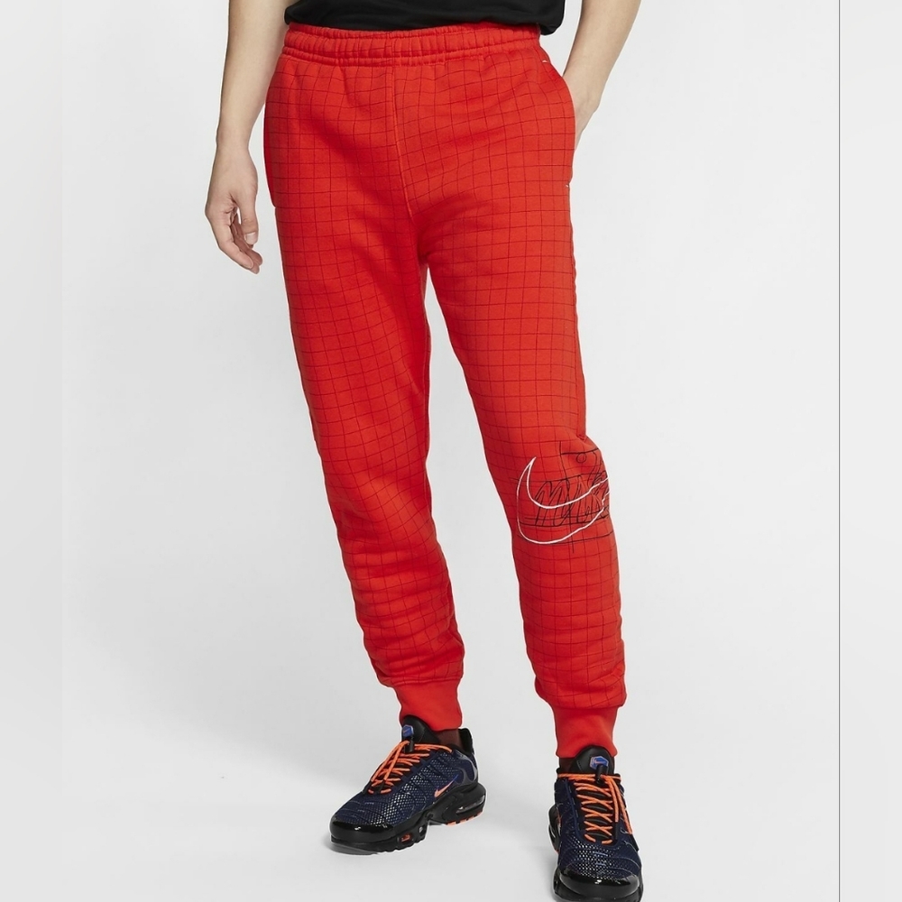 Mens Nike Club Swoosh fleece sweatpants